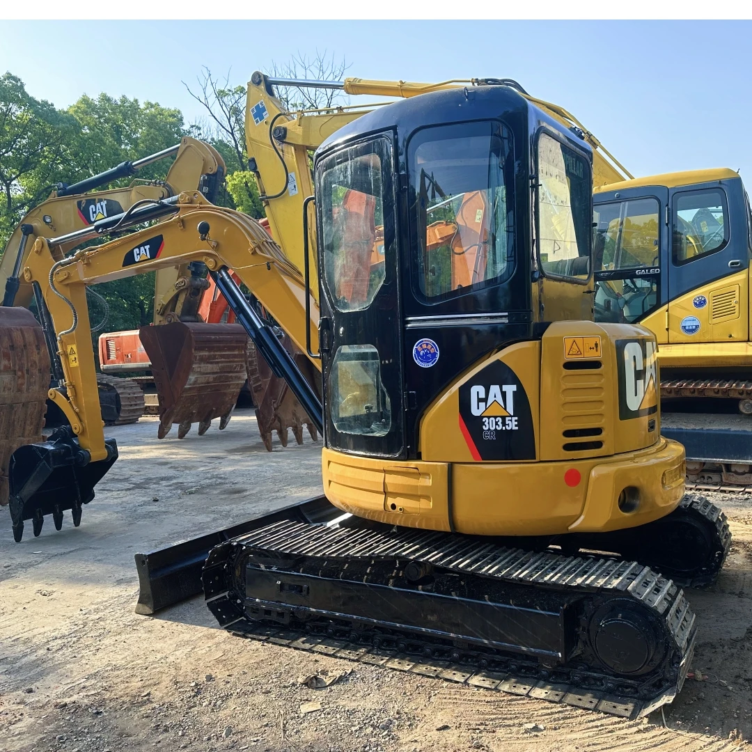 Free Shipping EPA Engine CAT 303.5 mini Excavator 3.5 Ton  Farm Used 1 Ton 2T  3T Mini Excavator Machine For Sale