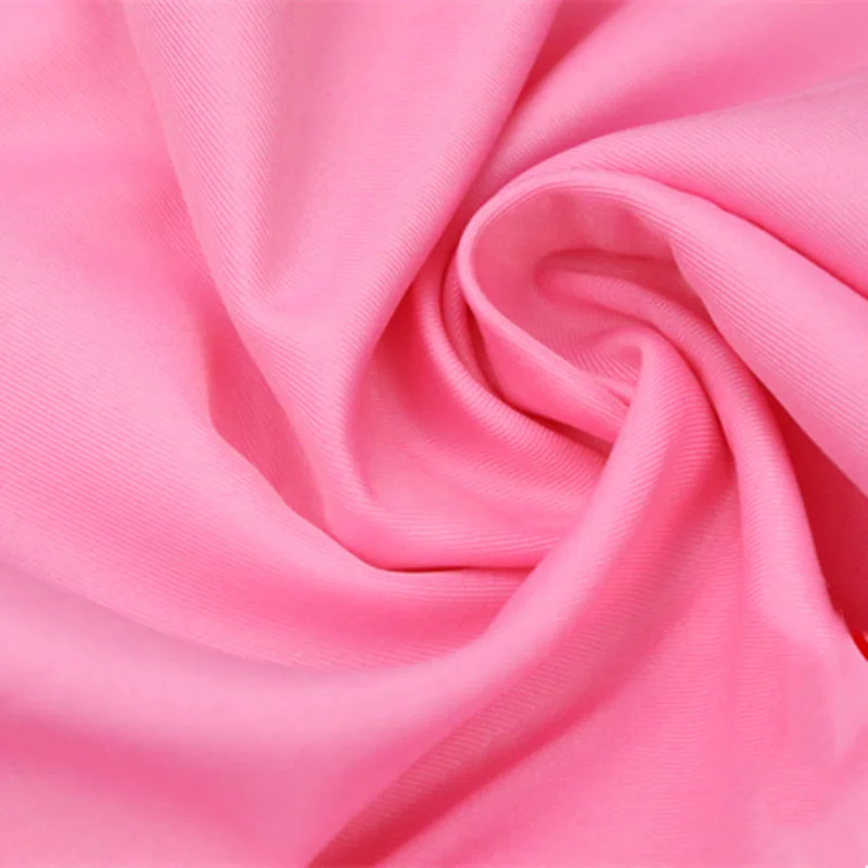 gabardine polished solid color peach skin fabric polyester microfiber twill peach fabric twill 2/2 fabric 75d