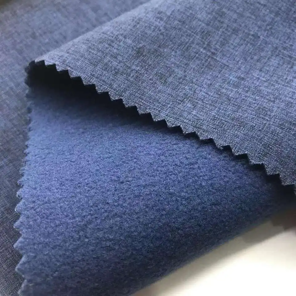 100% polyester polar fleece fabric softshell camouflage fabric supplier in china sj#