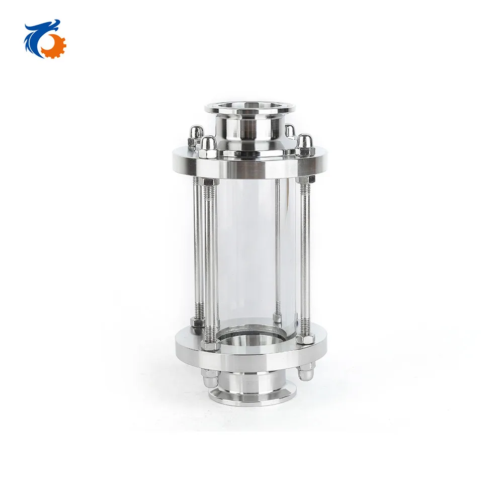 304 316L Sanitary Stainless Steel Tri Clamp Straight Type Sight Glass