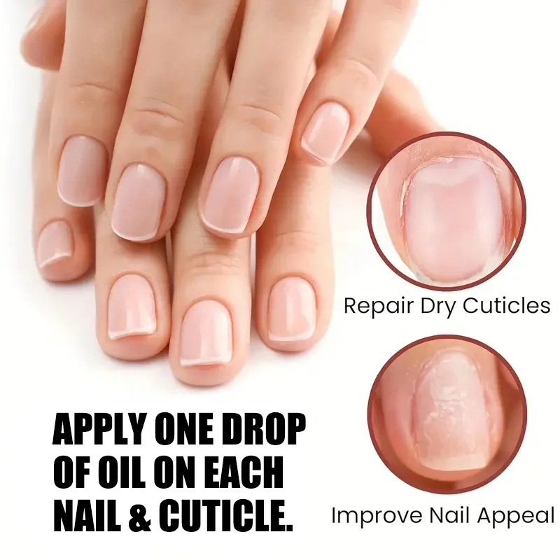 Cuticle Oil Exfoliating Repair Softens Moisturizing Cuticle Area Protects Dry & Cracked Skin Strengthens Thin Nails Oil