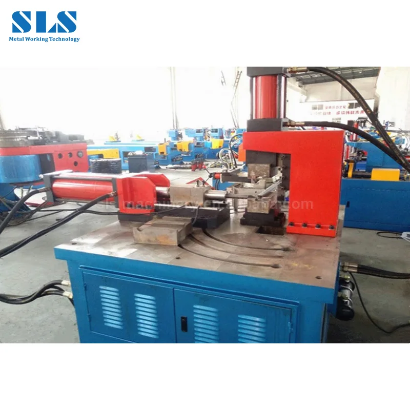  Round Square Stainless Steel Metal Tube Angle Notcher / Hydraulic Automatic Pipe End Arc Notching Machine