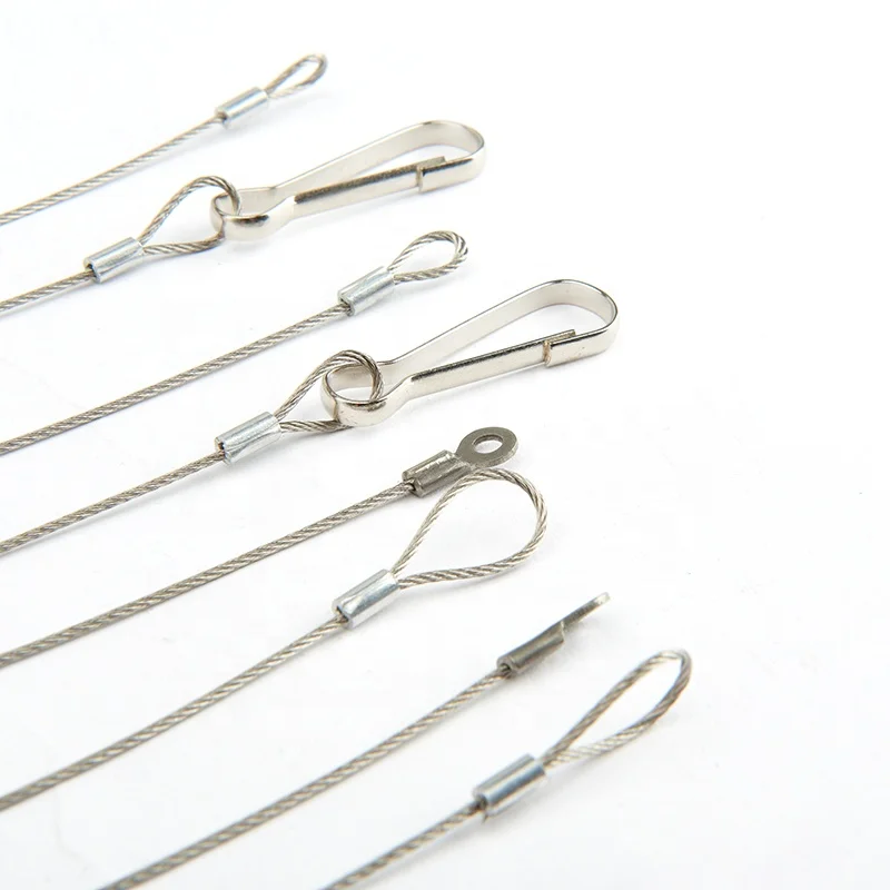 Wholesale Custom ceiling suspension wire ceilling hanging cable with gripper for string lighting kit