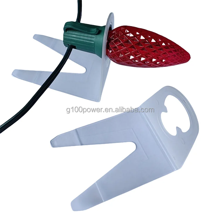 China Wholesale Shingle Tabs Christmas Light Clips for C9 and C7 Light Bulbs Pack of 100