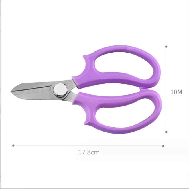 Multi-function Stainless Steel Non-slip And Labor-saving Manual Flower Scissors Gardening Scissors Pruning Scissors