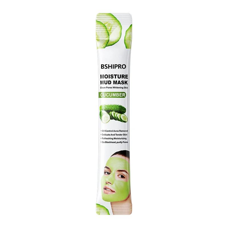 Dead Sea Mud Whitening Mask  Brightening Facial Care Mask Cucumber Cleansing Pore Apply Portable Mask