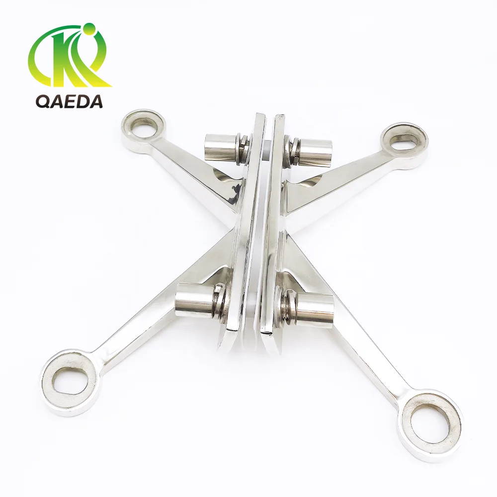 Stainless Steel Glass Spider Glass Clamp System Curtain Wall Spider Glass Holder Spider Fittings