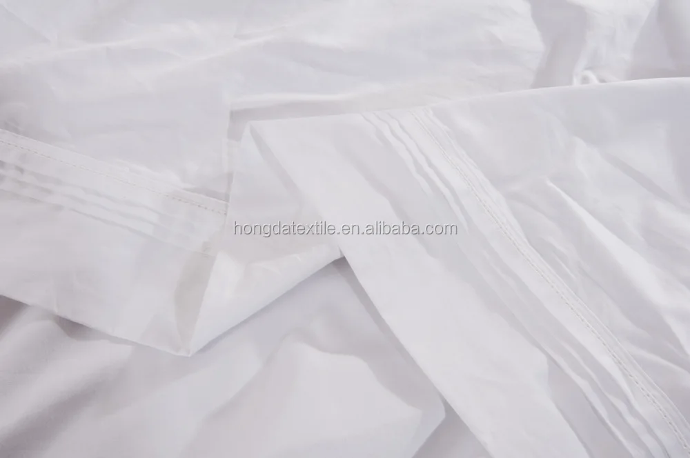 Luxury 100% Cotton 400TC Bedding Set 4-Piece Plain Woven Disposable Feature