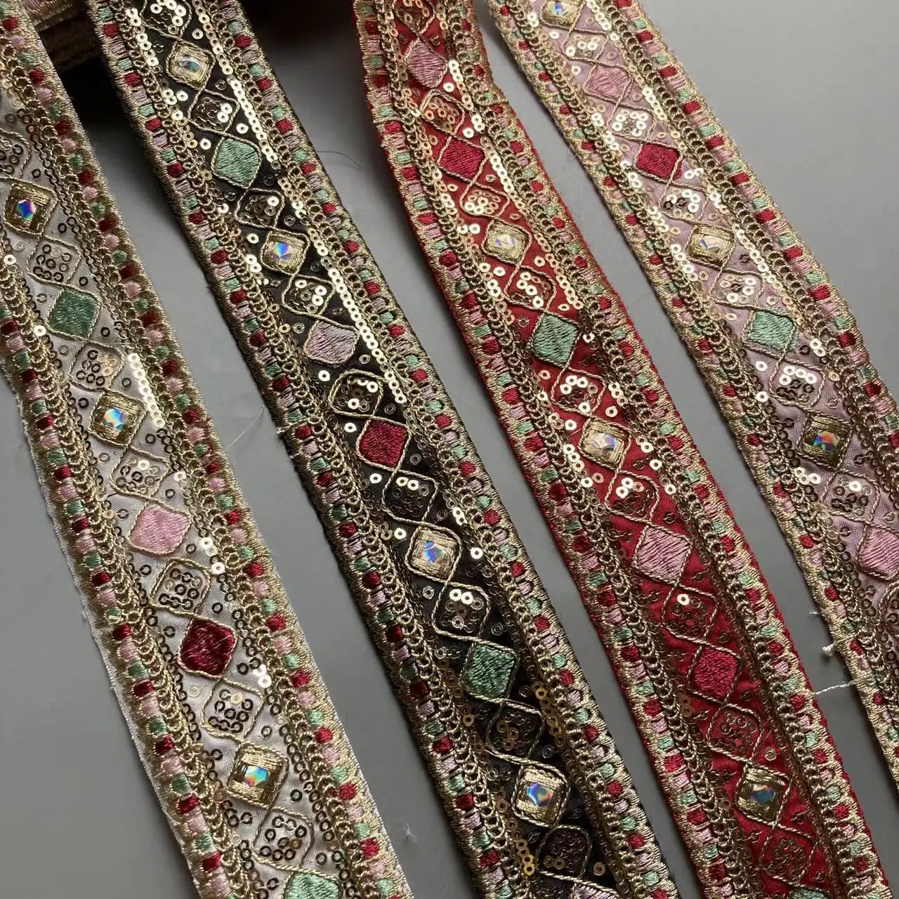 Embroidery Flower DIY Sewing Accessories for Curtain Shoes Clothing  Lace Fabric Trim Ribbon