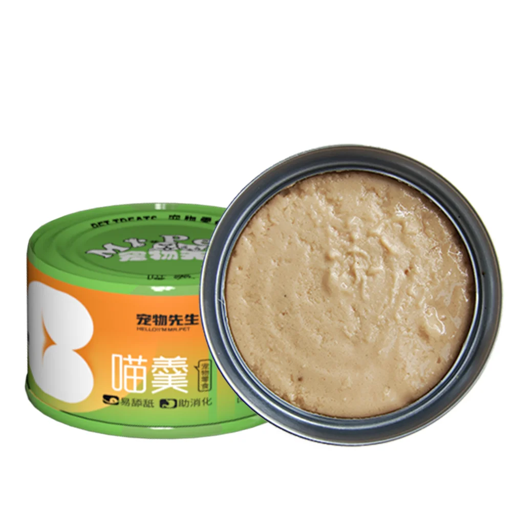 Заводская прямая продажа мистер Пэт оптовая консервированный корм для кошек лакомство домашних животных 170 г банок тунца влажный