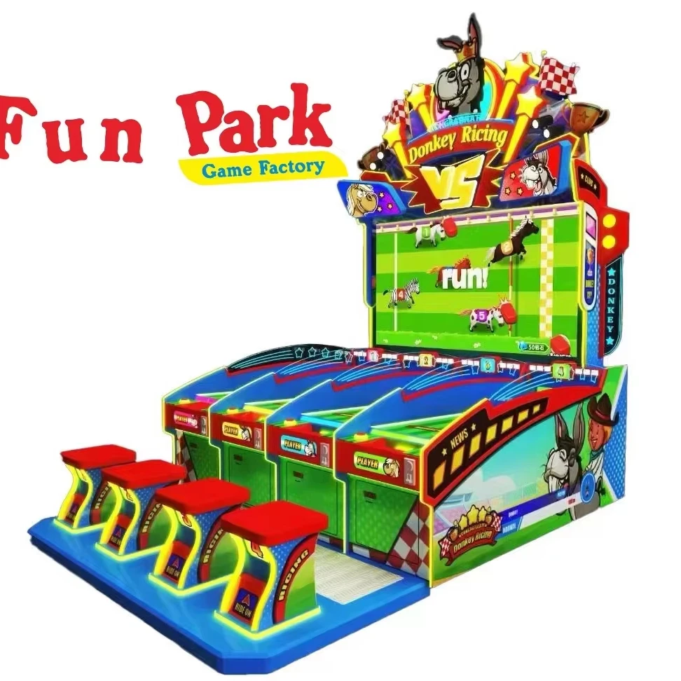 The arcade game machine racing game Donkey racing  now on sale.