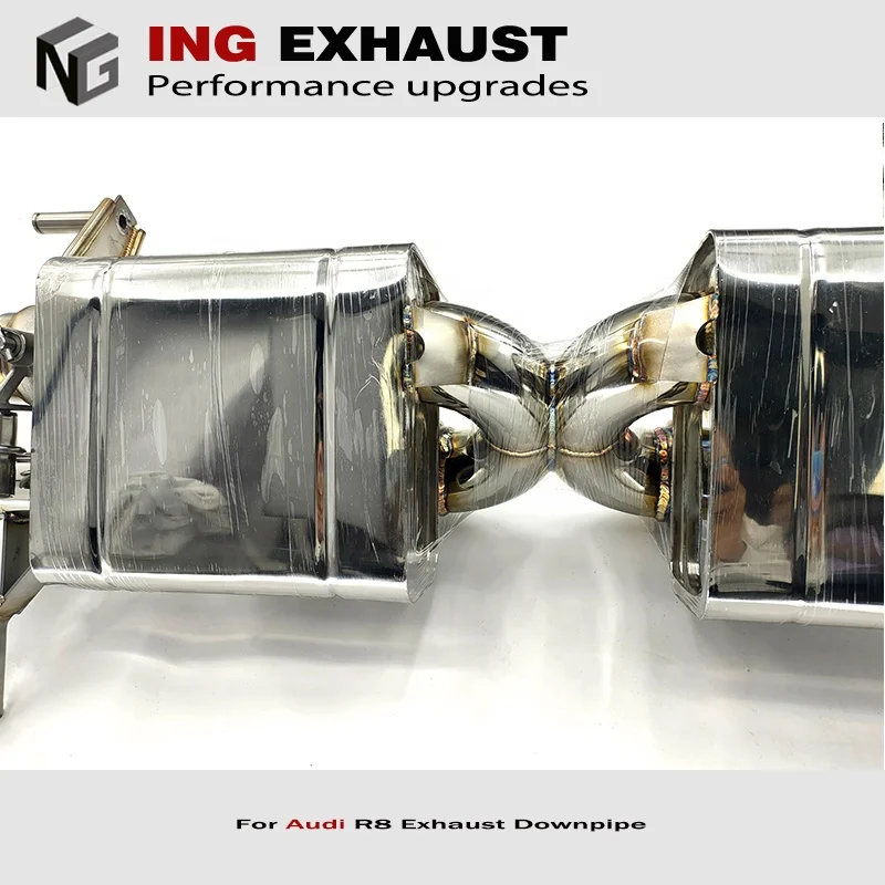 ING Factory direct sales For Audi R8 Catback 2011+ 4.2 5.2 V8 V10  stainless steel Catback Exhaust Valve discount event