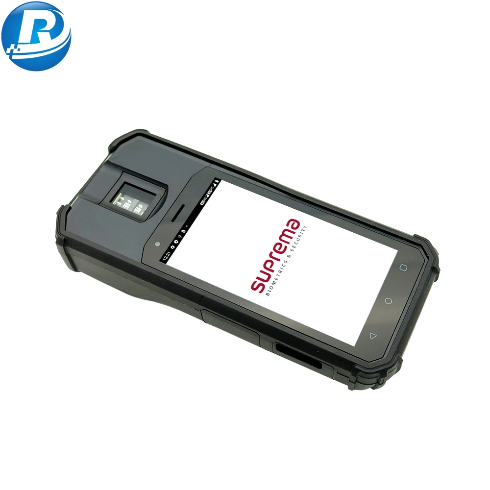 Биометрический терминал для регистрации данных по отпечатку пальца с сканером радужной оболочки для регистрации на удостоверение личности