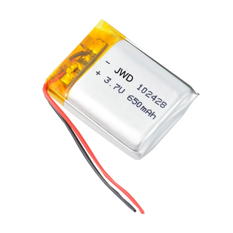 Manufacturers direct polymer lithium battery 102428 650mAh 3.7v camera GPS battery wholesale