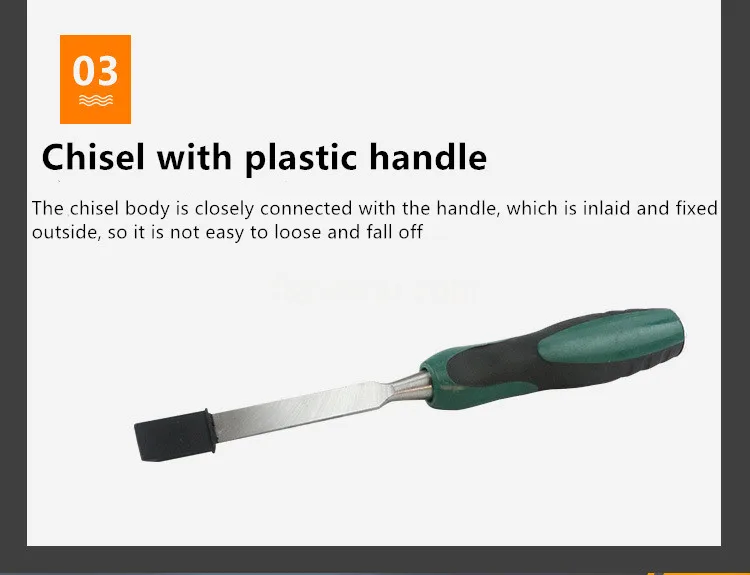 High Quality Flat Chisel High Quality Round Shank Round Collar Pneumatic Hammer Point Chisel Flat 