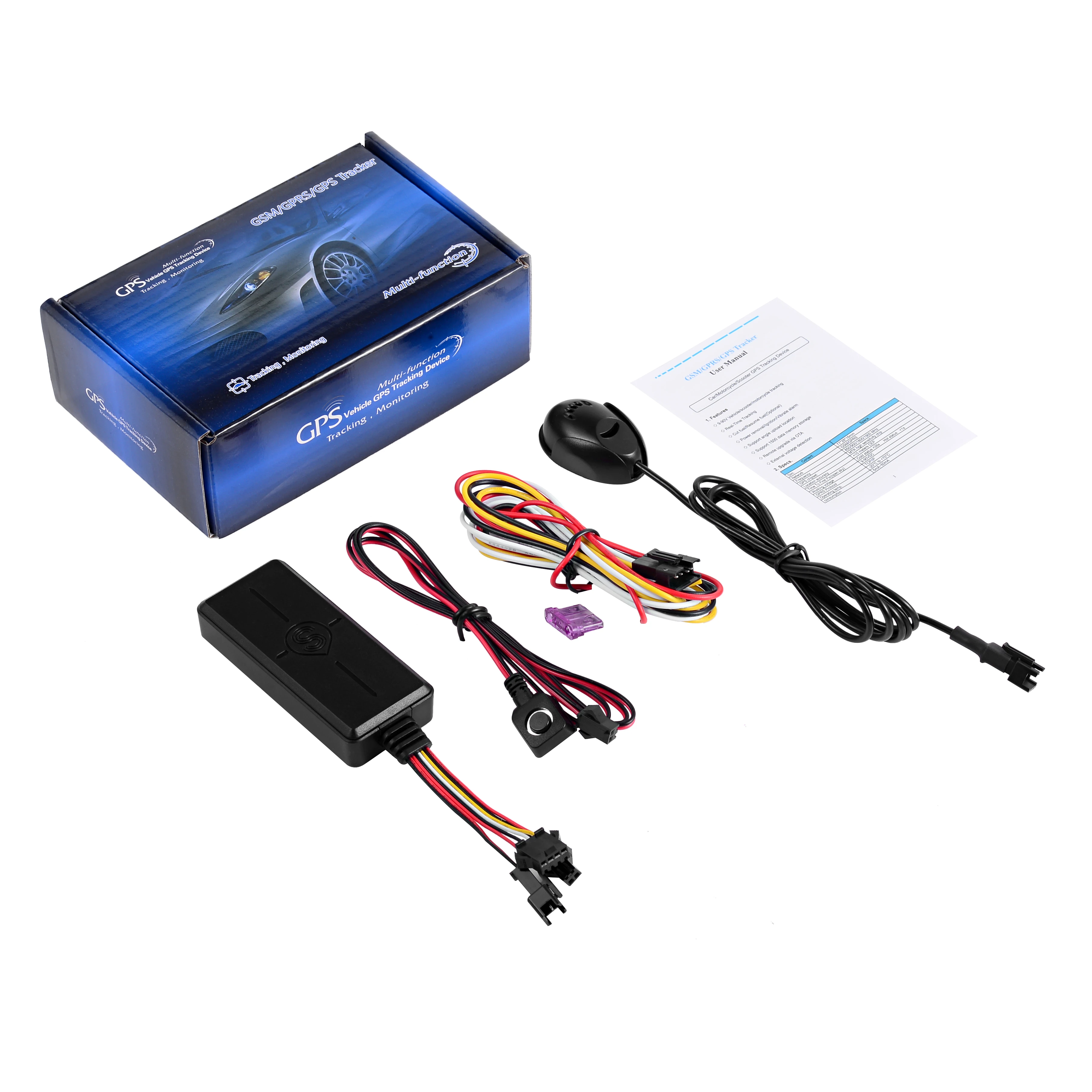 4G LTE bike gps tracker Mini Engine Cut off motorcycle tracking device with GT06 protocol