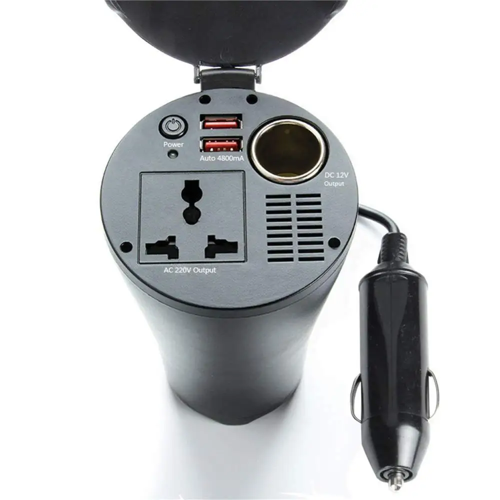 2021 hot DC 12V to AC 220V Vehicle Converter 150W Car Power Inverter