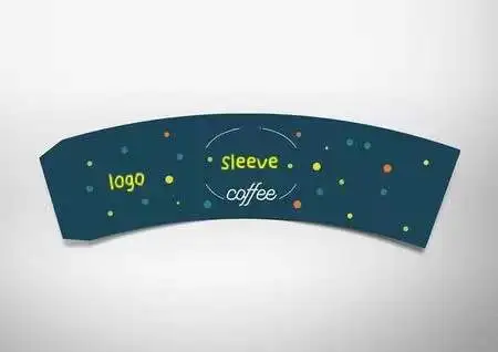 Cup sleeves for cold drinks custom hot coffee cup cardboard lid sleeves handle thermo ice  coffee cup sleeve kpop