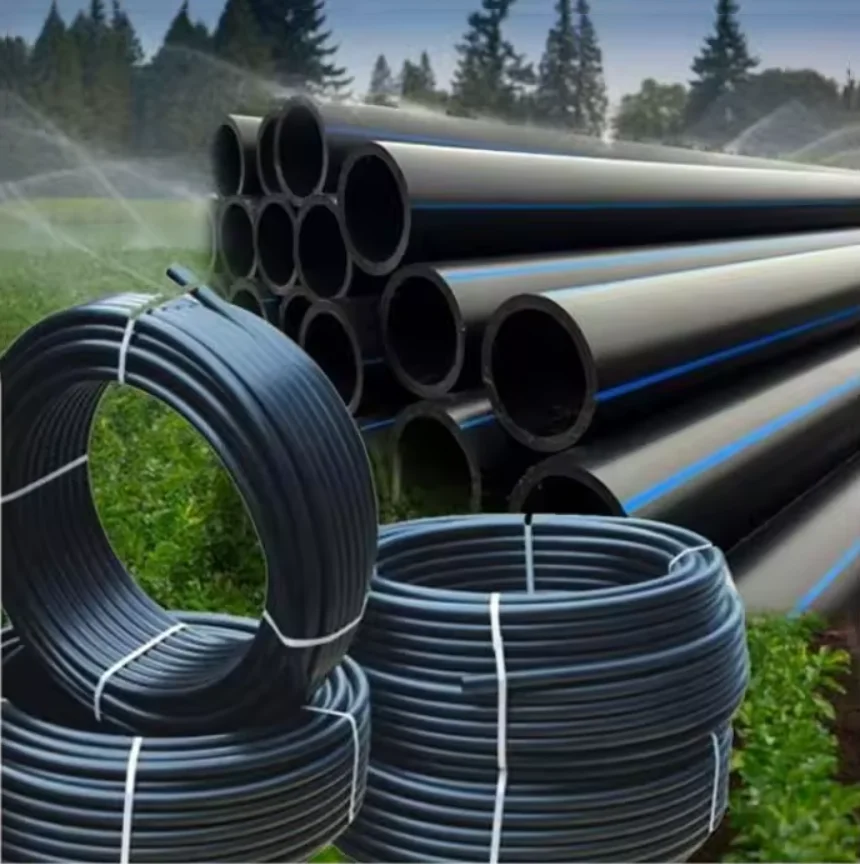 high density hdpe Coiled Pipe 1 inch polyethylene pipe 20mm hdpe pipe for water supply