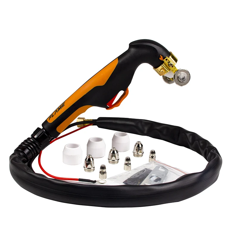 Plasma Cutting Torch 4m 8m With P80 Cutting Nozzle And Electrode Plasma Consumables