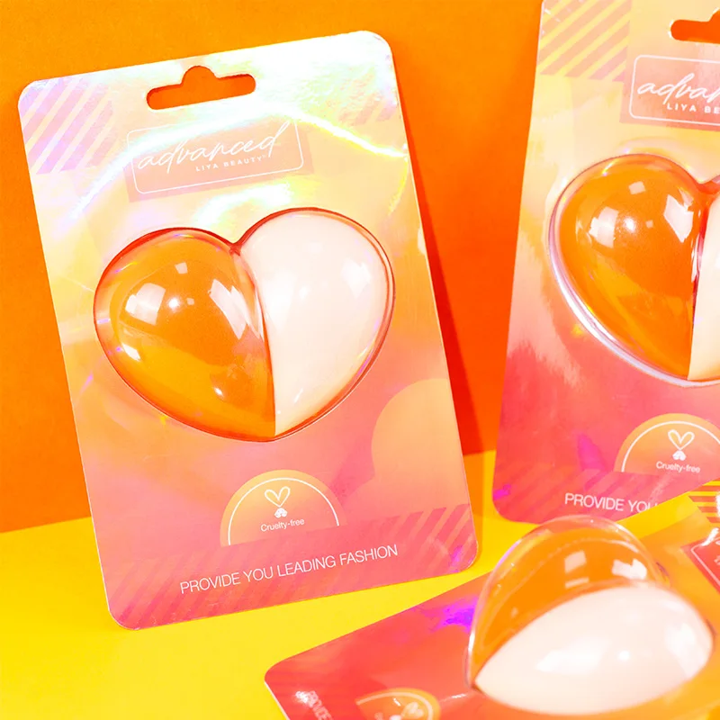 Luxury 2Pcs/set Makeup Sponge Waterdrop Oblique Makeup Sponge Facial Makeup Applicator