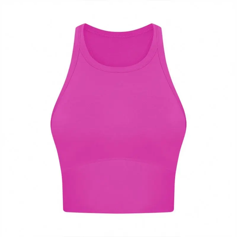 Hot selling Yoga High Flexible Women Active Fitness Yoga Training Padded Vest back sports light breathable Athletic vest