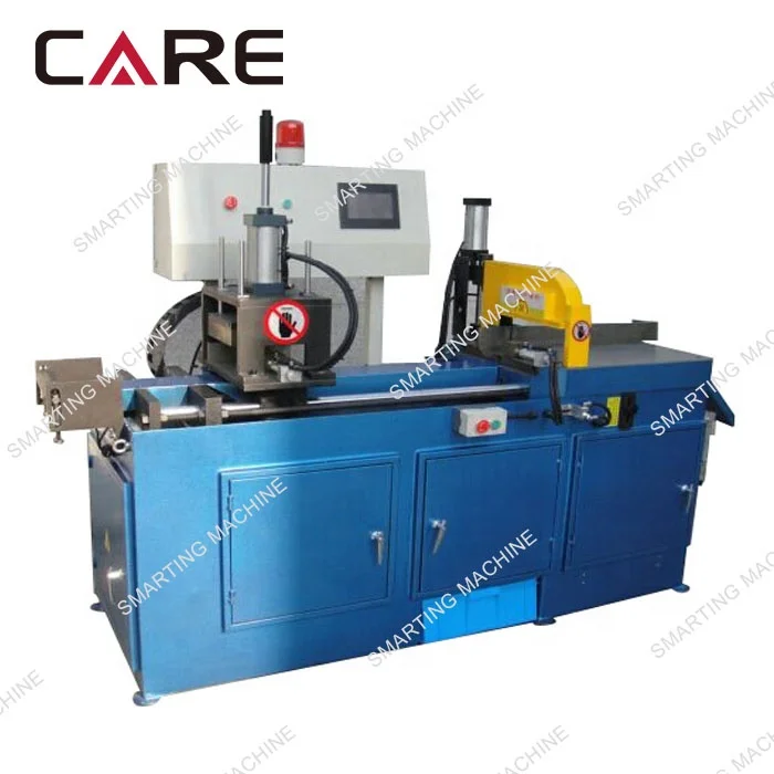 Automatic profile aluminium saw cutting machines with auto scrap collection facility