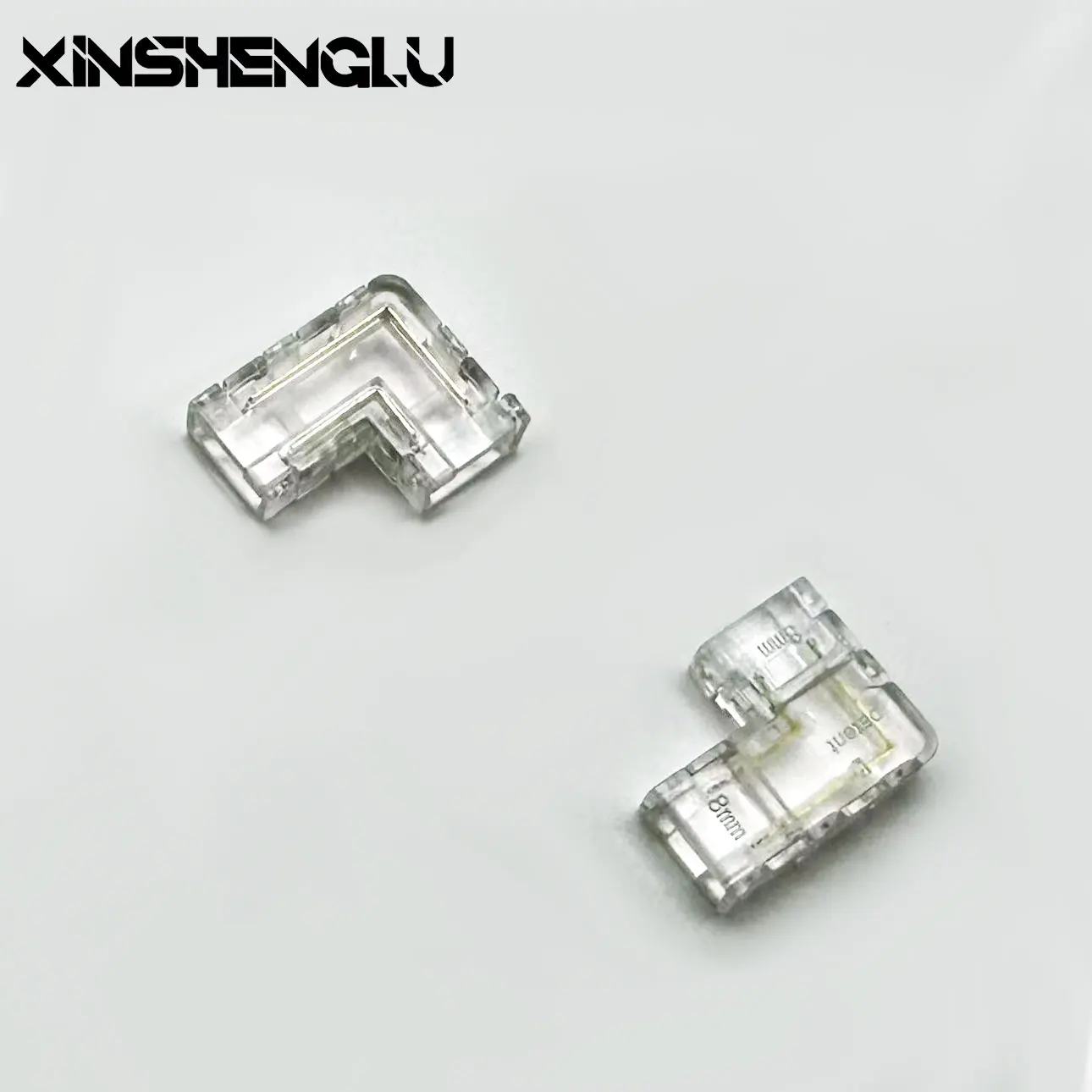 Seamless LED Strip Connector For SMD COB LED Strip 5mm 8mm 10mm PCB Solder-Free Connector With Terminal Wire Customized Color