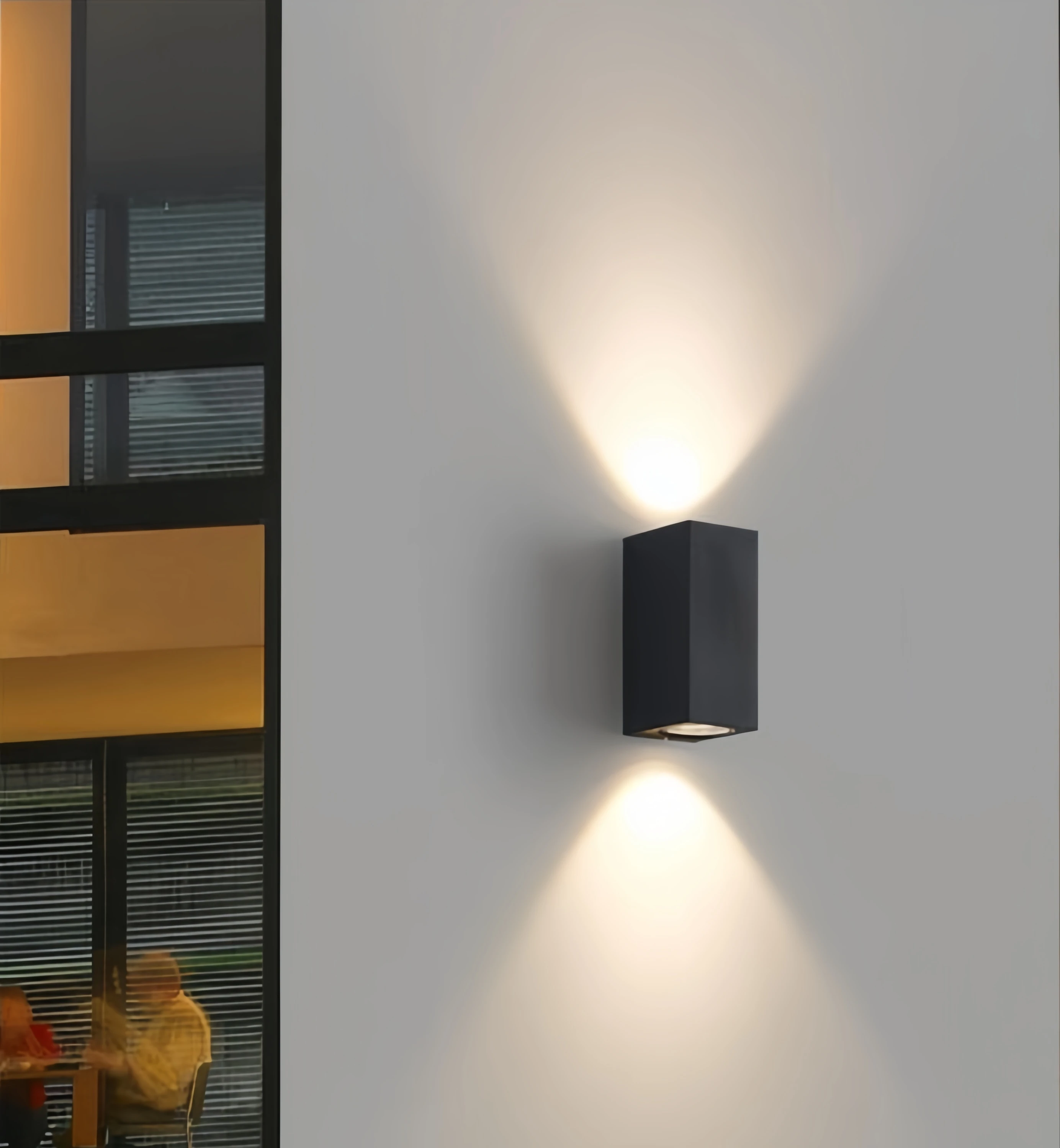 2x3W Double Head COB LED Wall Light Hanging Lamp 110V 220V Nordic Luminaire IP65 Outdoor Home House Living Room Bracket Lights