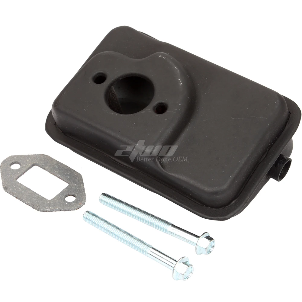 Exhaust Pipe Muffler Box With Screw Gasket For 47cc 49cc 2 Stroke Engine Pocket Pit Dirt Bike Mini Quad