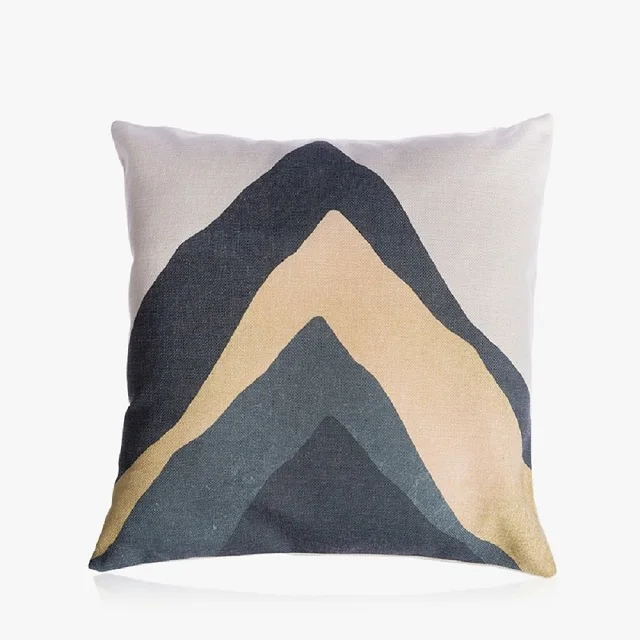 100% Cotton Printed Square Pillow Covers Home Decore Throw Cushion Cover Top Selling Custom Satin Pillowcase Stylish Comfortable