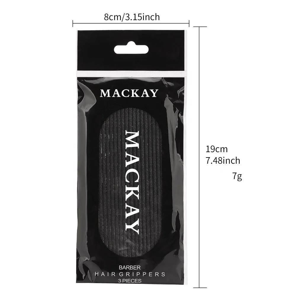 Salon Hair Grippers Clip Nylon Hair Band Stickers Bareber Tools Hair Holder Grips Pin Touch Fastener Magic Paste