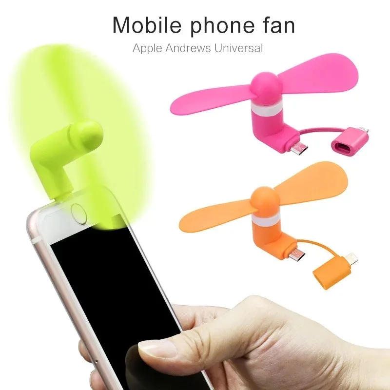 2020 Portable rechargeable fan electric small usb cooling fan  For iPhone Android mini usb fans