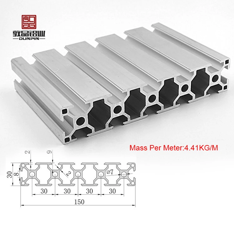 custom 8020 3030 2020 4040 series 6063 t5 factory professional T-slot extrusion aluminum profile for industrial display rack