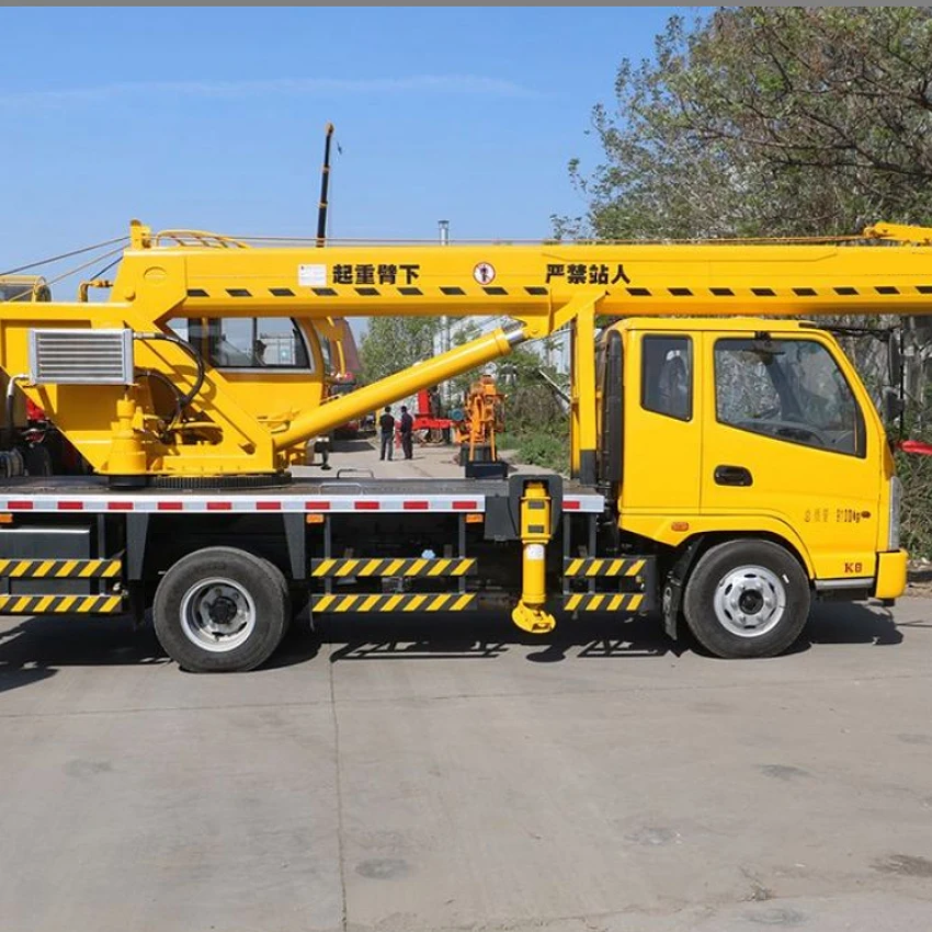 Wolwa truck crane 6 ton Lifting Construction Mobile Crane For Sale