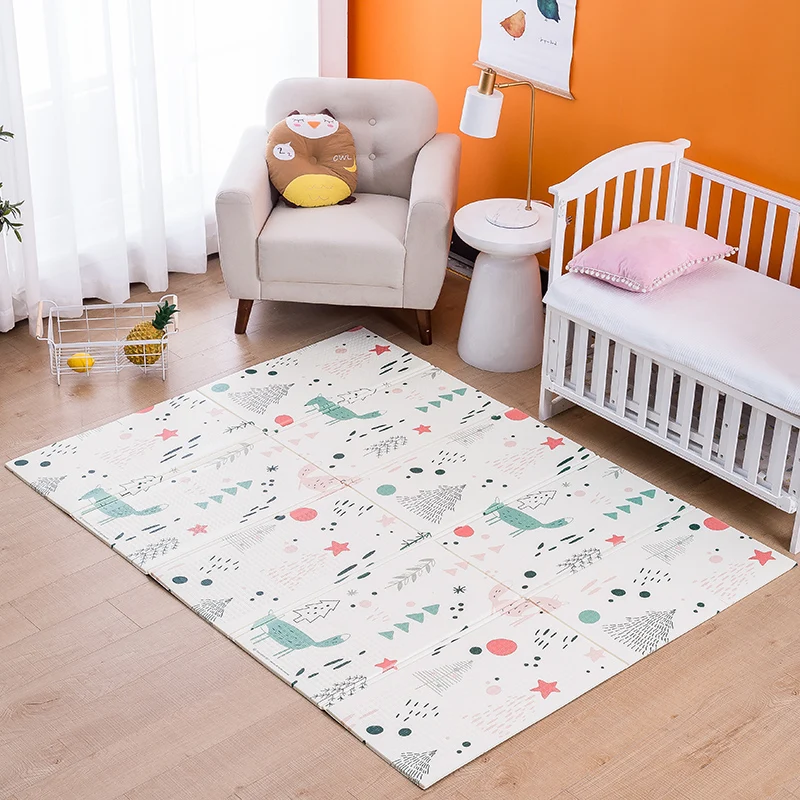 safty XPE nontoxic cartoon kids baby play creeping mat