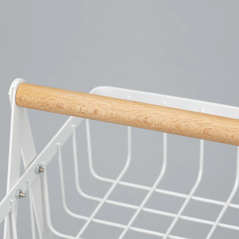 Countertop Organizer Kitchen Storage  Basket Metal Wire Fruit Bowl Bread Basket Vegetable Rack Kitchen 2-Tier Fruit Basket