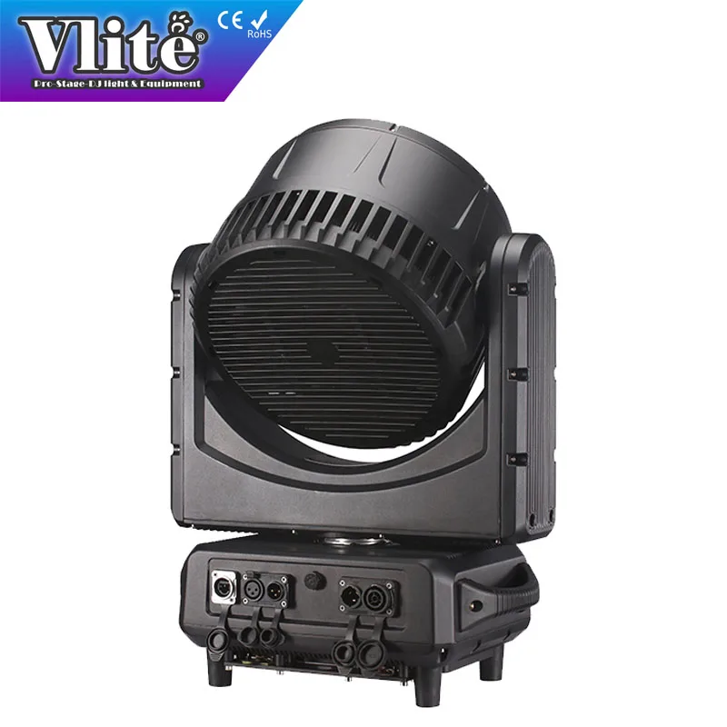 Vlite Outdoor Waterproof DMX Lyre Beam Wash Zoom Big Eye IP65 19x40 RGBW LED Moving Head