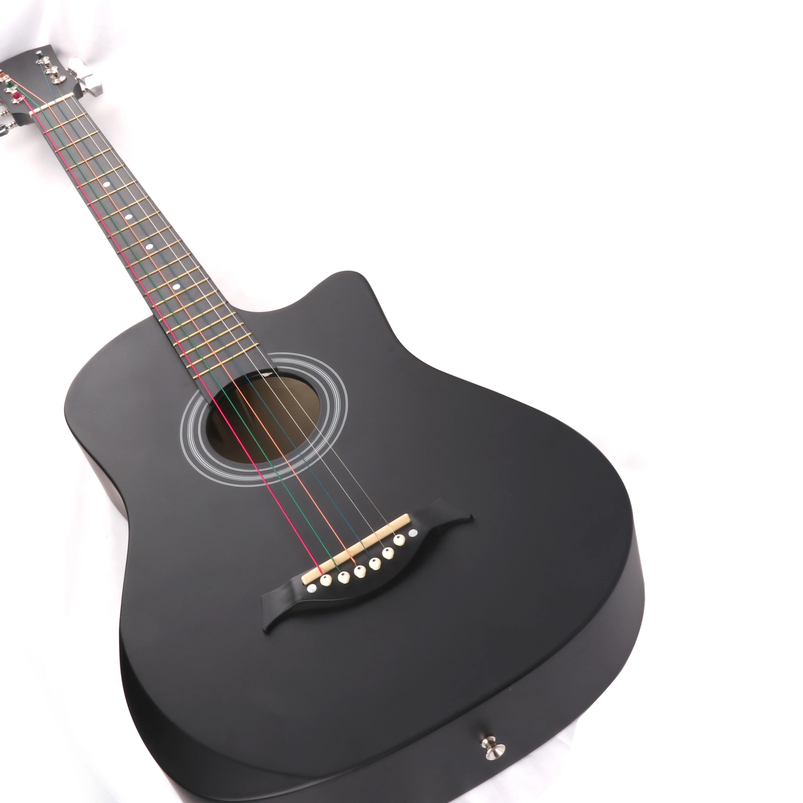 Factory Custom wholesale 38inch carbon fiber acoustic guitar