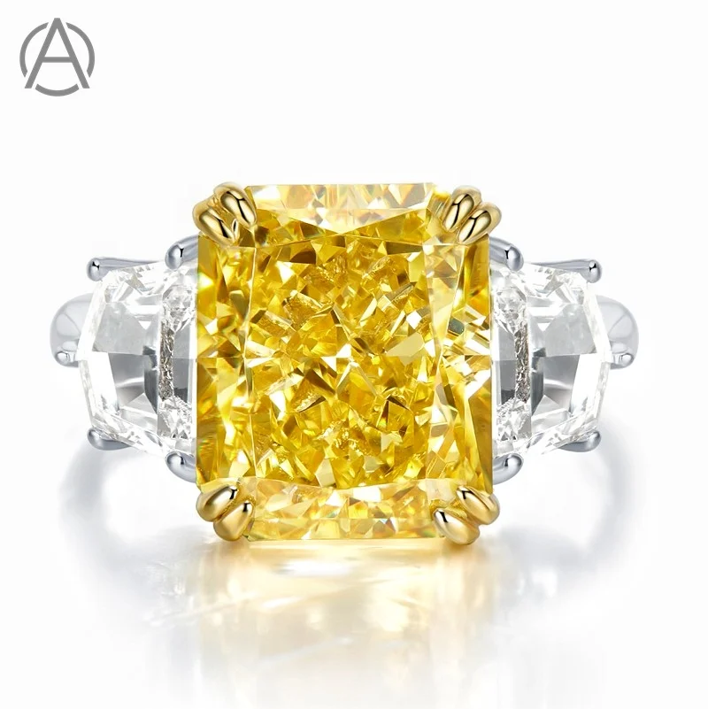 25 Colors 8A/5A Cz 13ct Big Stone Diamond 925 Sterling Silver Engagement Ring Custom Pink Heart Ring Wedding Rings Jewelry Women