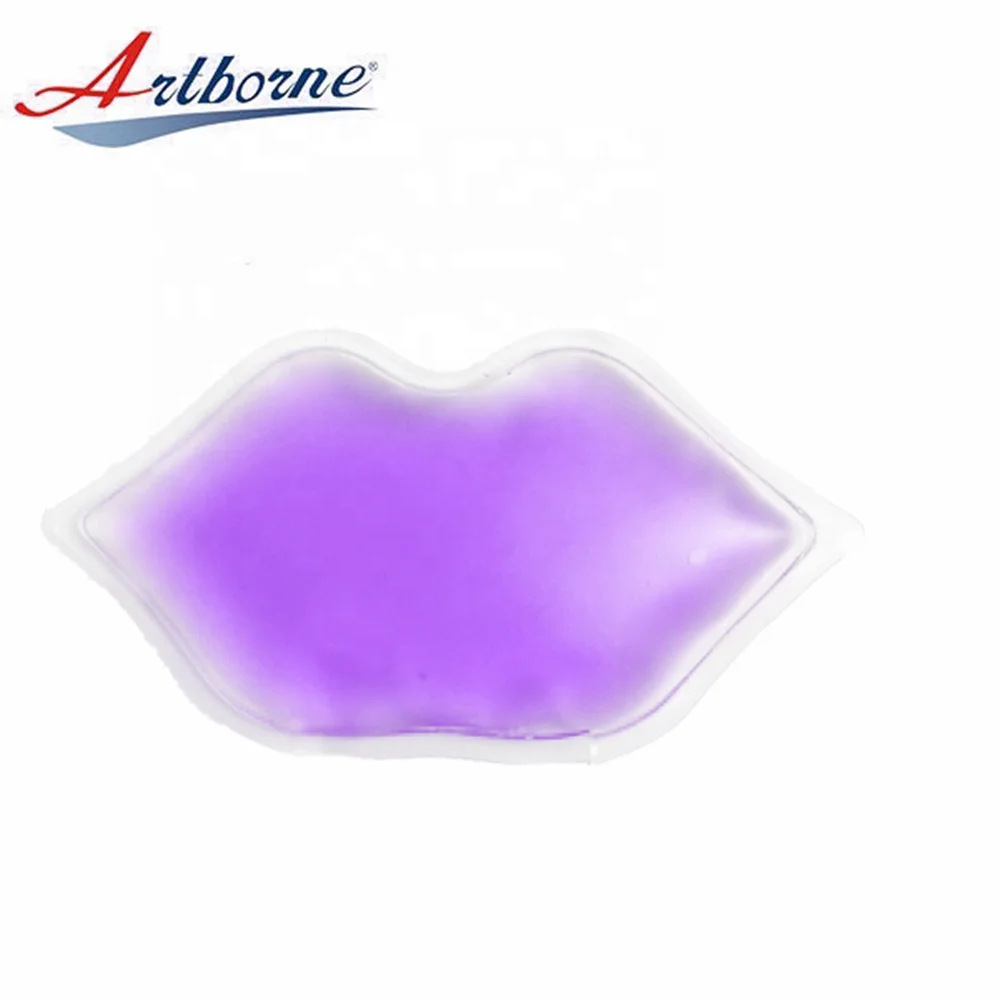Eco-friendly Gel Lip Shaped Ice Pack for Beauty Care Clinic and Salons Lip Ice Pack Hot & Cold Therapy Lip Ice Pack