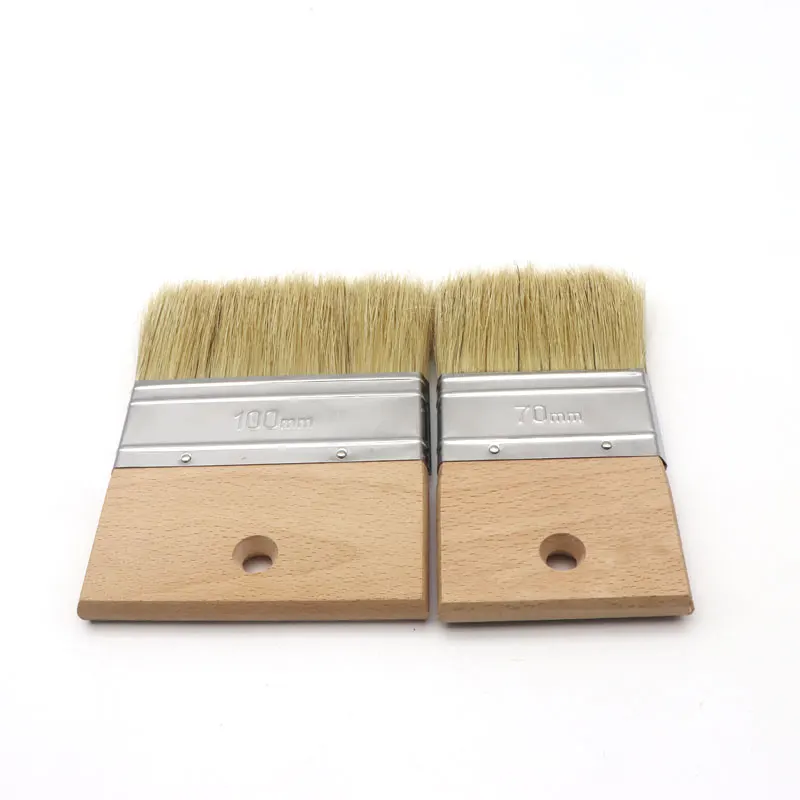 Factory custom acrylic paint professional artist oil paint brush types bristle hair chalk artist brush