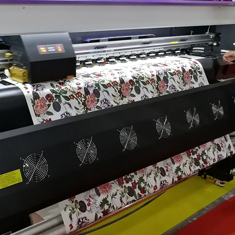 Free Replacement Parts Sublimation Press Printer Digital Flex Banner Printing Machine With i3200 Printhead