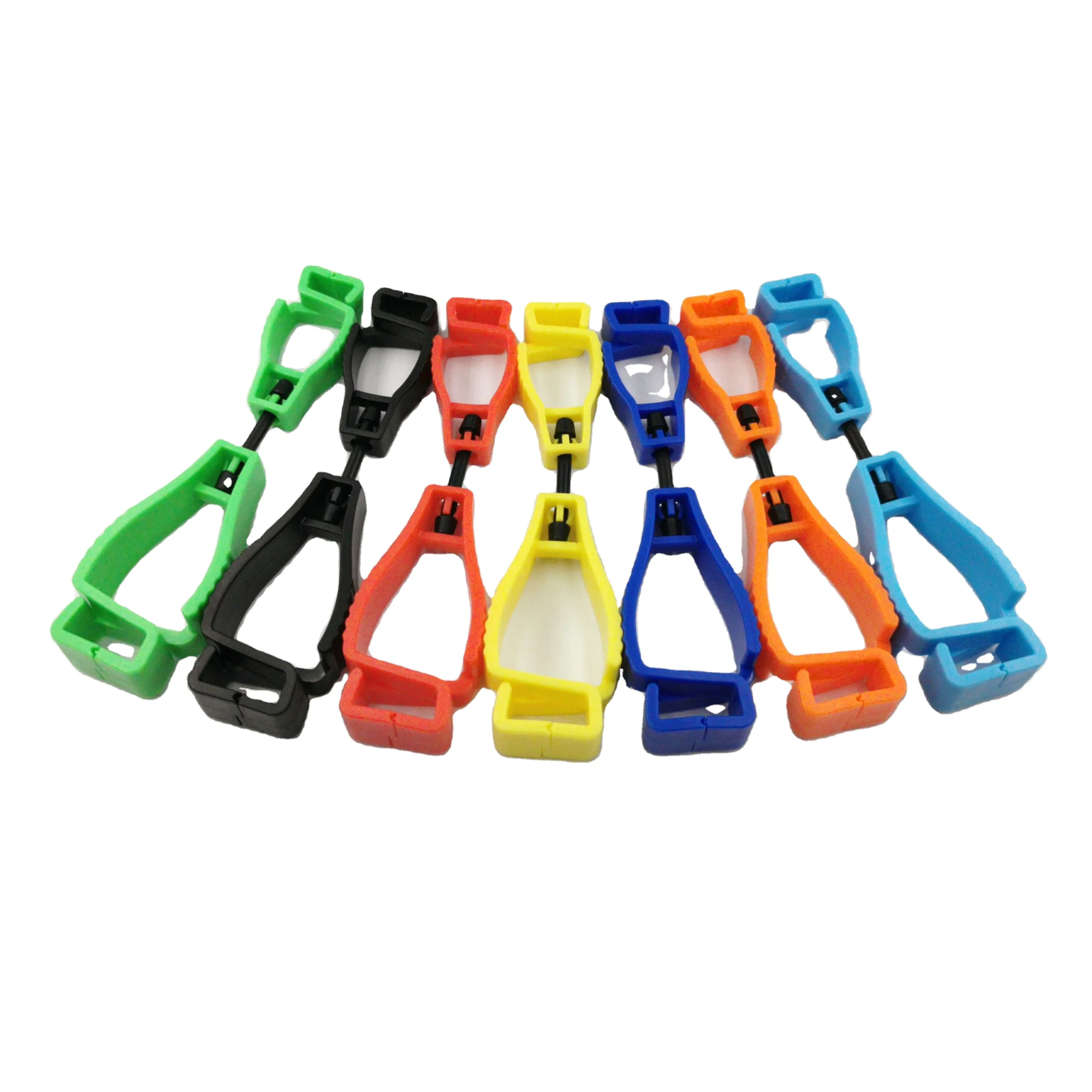 Wholesale Custom Glove Holder Colorful Portable Safety Plastic Glove Clip