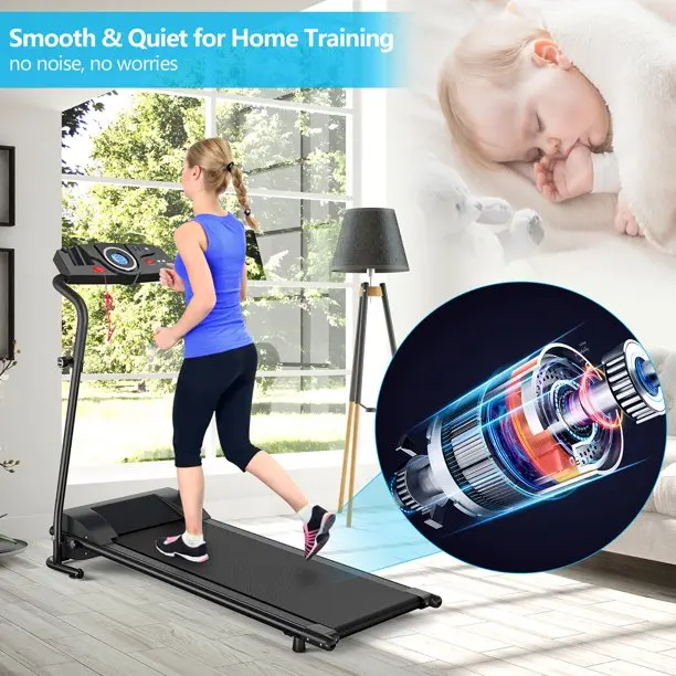 Cheap price LCD Home use Gym fitness electrical treadmills for sale made in China