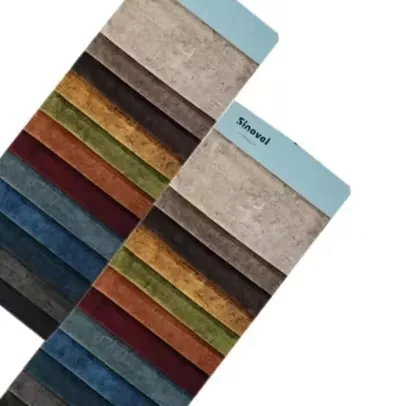 2024 Sinovel Manufactory holland Fabric Printed Embossed Dutch Velvet Suede Frosted Velvet Chenille Flocking for sofa