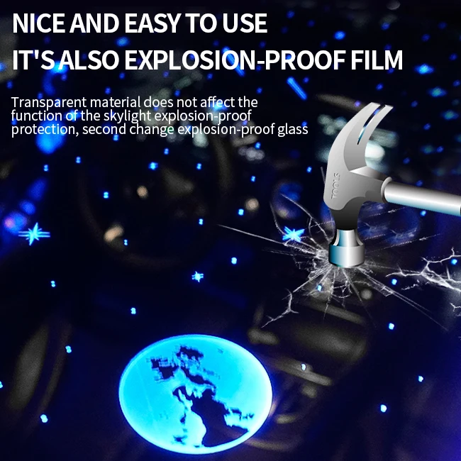 Mingao Auto Parts Decorative Sunscreen Panoramic Sunroof Starry Film