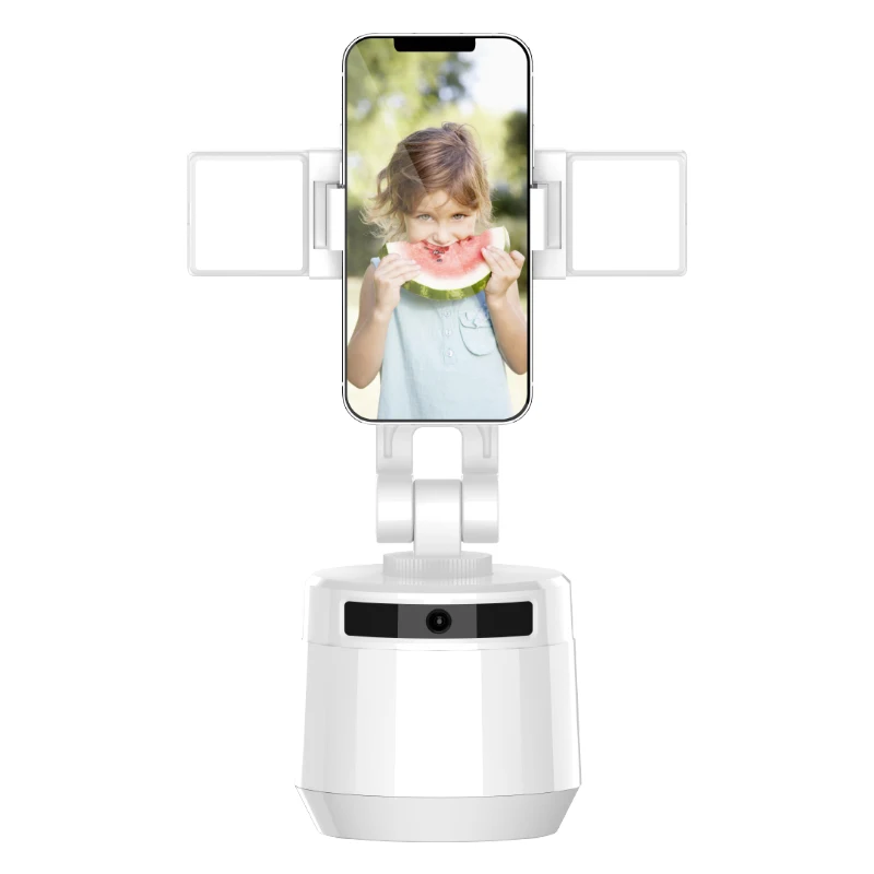 
360 Rotation Auto Live Video Shooting Object Tracking Mini Smartphone Gimbal Stabilisation Vlog Selfie Stick Phone Tripod Stand 