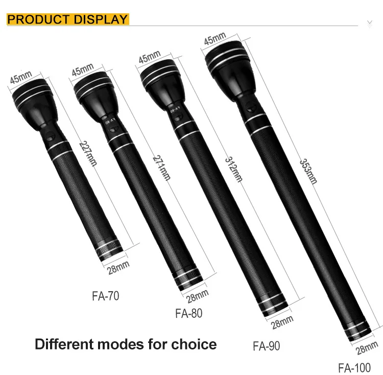 2024 High lumen Spotlight aluminum white flashlight usb charged led torch light long range flashlight super bright flashlight