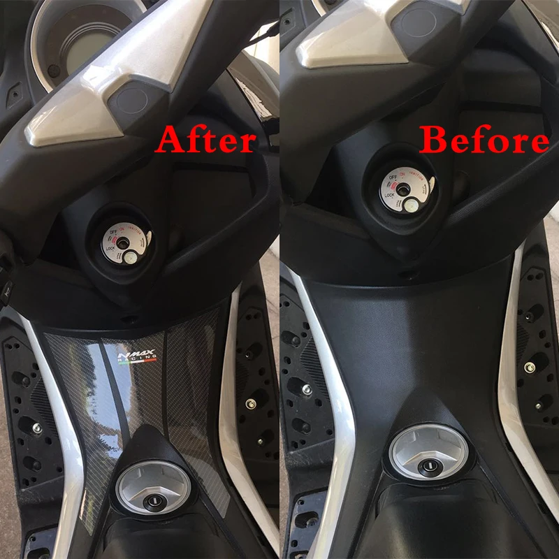 Наклейка для Бака Yamaha nmax155 из углеродного волокна и смолы наклейка бака масла 16-19 наклейки мотоцикла топливного